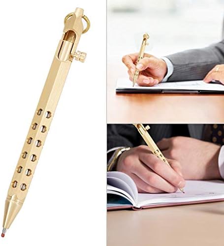 Metal Brass Signature Solid Pen Ballpoint Premium Gel Pen for Office Business Writing