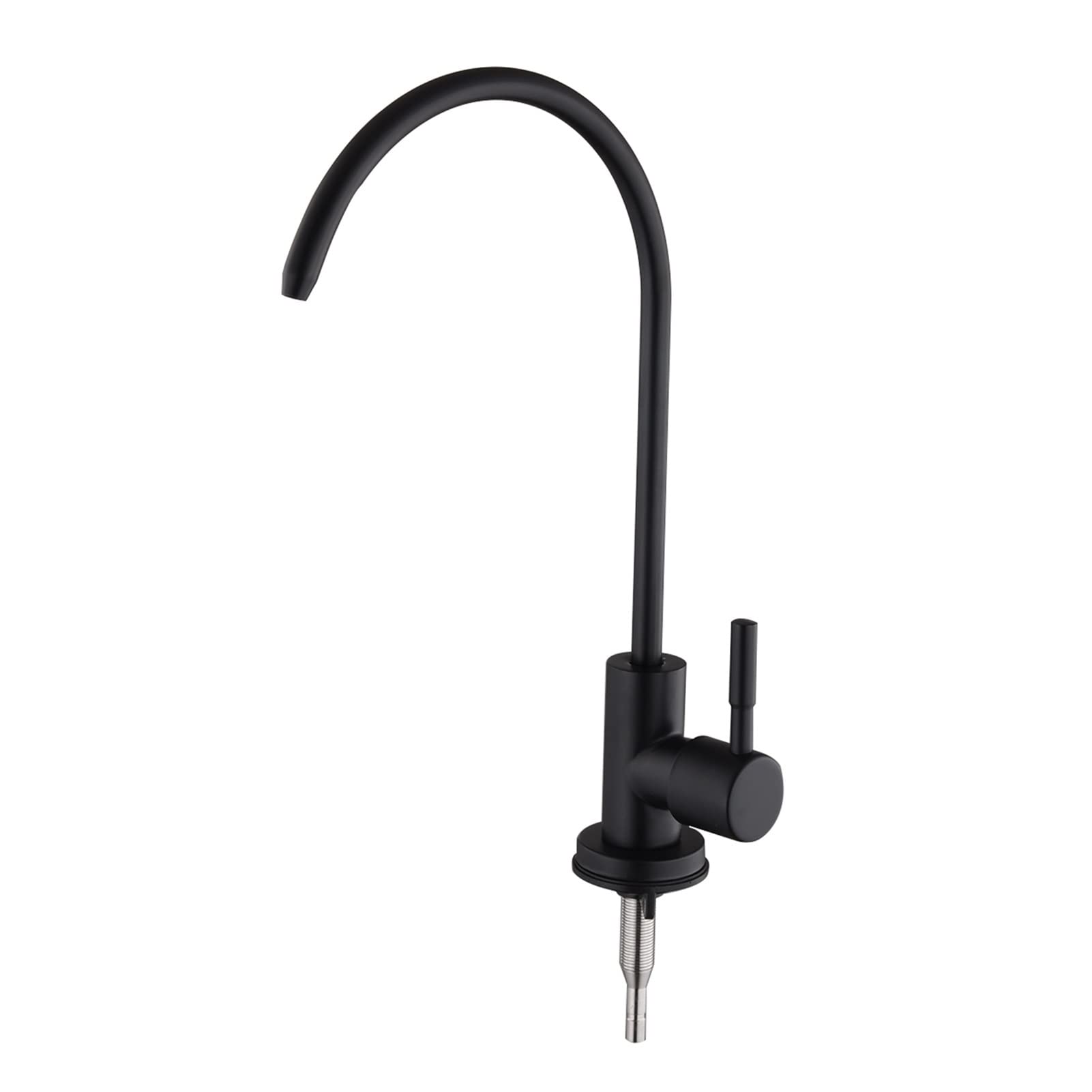 SFEWF s Grifo para Beber Directo, Grifo con Filtro de Agua de Acero Inoxidable Mate Negro, de purificación RO, ósmosis inversa