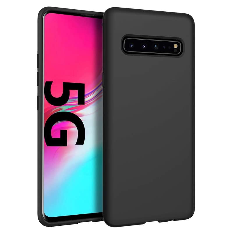 ConnectPoint Samsung Galaxy S10 5G, [Protective + Anti Shock Proof Case] Soft Silicon Candy Shockproof Slim Back Cover Case For Samsung Galaxy S10 5G, Black (B0BMLWFKYJ) Amazon Price History, Amazon Price Tracker