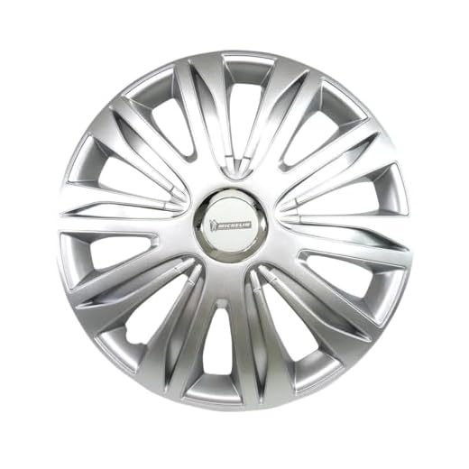 MICHELIN 9111 Boite 4 Enjoliveurs 16" NVS 42 Chrome, Pouces