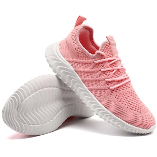Image of Women's Tennis Running Walking Shoes Slip on Casual Non Slip Athletic Workout Gym Sneakers Fashion Lightweight Breathable Mesh Jogging Work Sports Outdoor Shoe