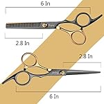 FCYSY Professional Barber Kit, Hair Cutting Shears, Texturizing Scissors, Trimmer for Women & Men - Image 2