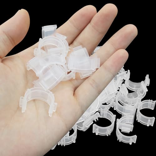 Image of Kyuionty 50 Pcs Sewing Bobbin Clips, Clear Thread Holder