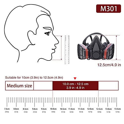 M301 Faccia Copertina, 2 x Scatola Filtro, 4 x