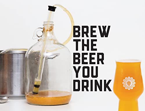 Craft A Brew - Single Hop IPA (Cascade) - Beer Making Kit - Make Your Own Craft Beer - Complete Equipment and Supplies - Starter Home Brewing Kit - 1 Gallon