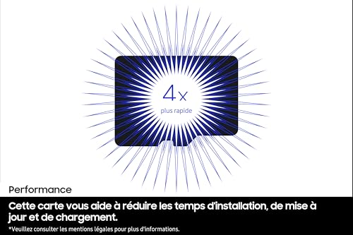 Carte mémoire Samsung Micro SDXC P9 express classe U3 V30 A1 PCIe Gen3.0x1 NVMe 1.3 Lecture SD Express 800 Mo/ UHS I 90 Mo/ 6 Prot intégré MB MK512TWW - vue 8