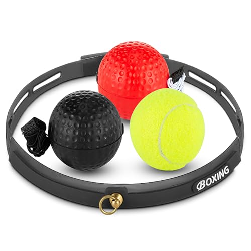 Balle de boxe pour coordination œil-main et vitesse de frappe