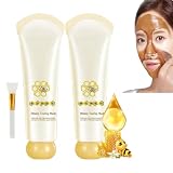 RAFZEG Glowtulip Honey Tearing Mask, Blackhead Control Honey Peel Mask for Face,Face Deep Cleasing & Moisturizing Mask,For All Skin (2PC)