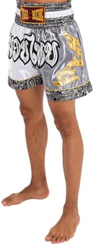 Pantaloncini Muay Thai Unisex - Taglio Slim In Raso Per Allenamento Kickboxing - Foto 10