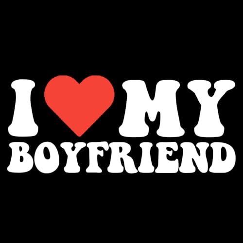 I Love My Boyfriend Heart Graphic Mens Novelty Funny T Shirt2
