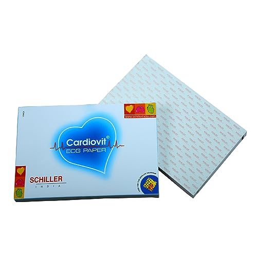 Image of ECG Paper For CARDIOVIT MS-2015 | SCHILLER ECG Paper | Length 210 mm And Height 140 mm | 178 sheets in One Pack