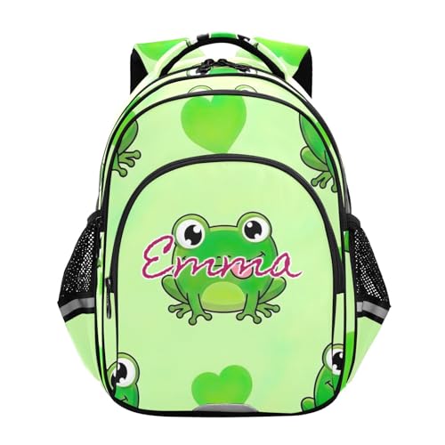 Sac à dos enfants grenouille verte : le compagnon des journées d'école et sorties nature