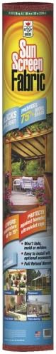 Easy Gardener Sun Screen Fabric (Reduces Temperature Up to 15 Degrees) Harvest Red Shade Fabric, 6 Feet x 15 Feet