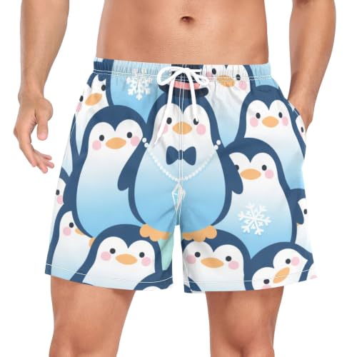 Pantalones cortos de entrenamiento hidrófugos de hombre para playa azul