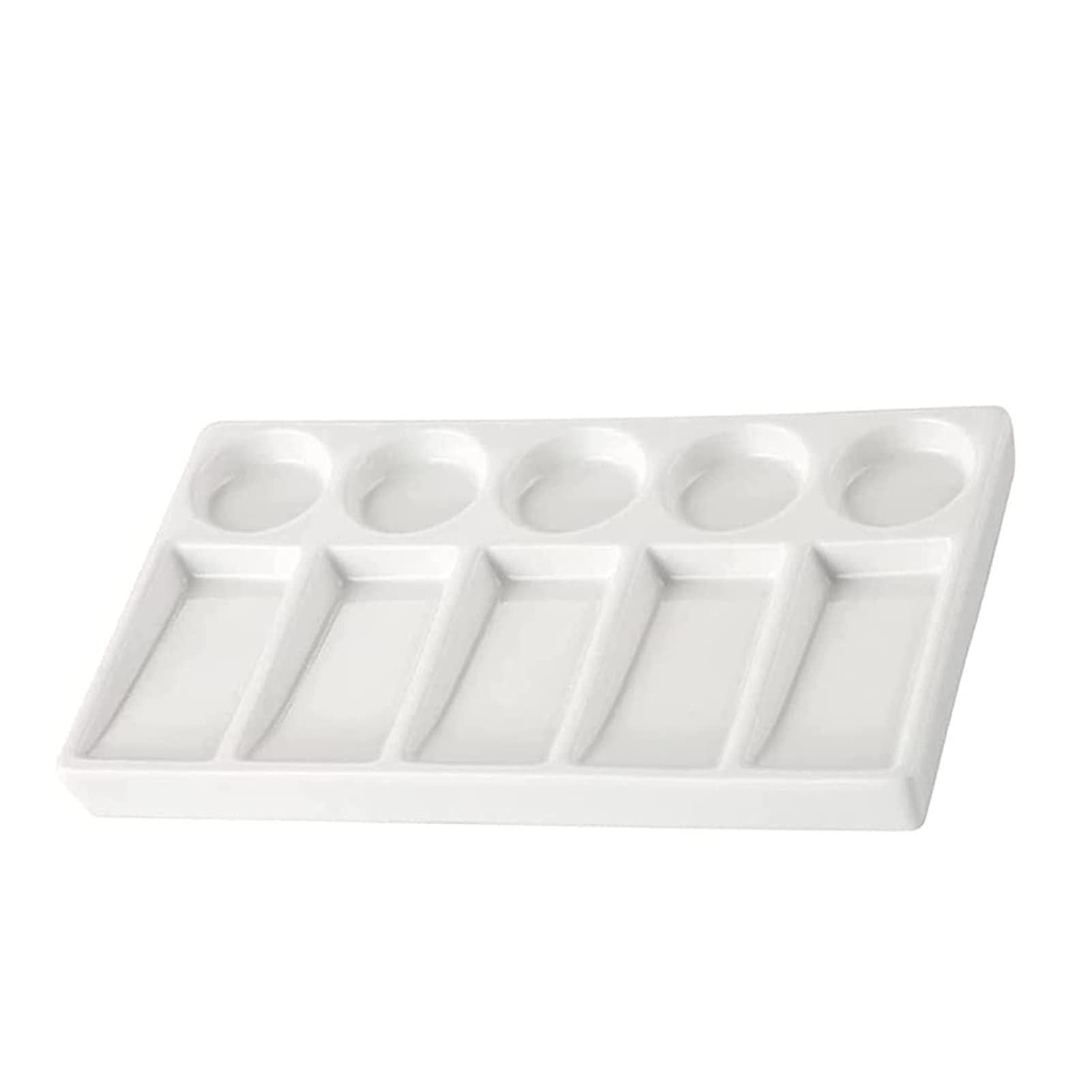 paleta akwarelowa paleta artystyczna paleta farb, tacka na gwasz, paleta artystyczna (rozmiar: 19,3 * 11 cm)
