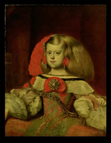 Impression Tableaux Graffiti Art de Prestige Portrait Princesse Margaret Velazquez 60x90