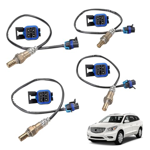 4Pcs Oxygen O2 Sensor Compatible with Chevrolet Chevy Traverse 2012-2018