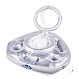 FEEBRIA Pool Cooler,Floating Cooler,Inflatable Cooler,8 Holes for Swimming, Boating, Tubing, Bbq's and More