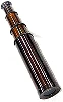 Vista 1 de Telescopio Spyglass antiguo marrón de latón macizo, 15 pulgadas de largo