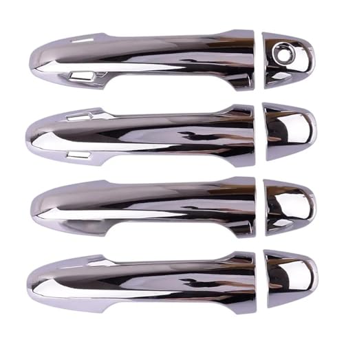 Cache poignée de porte Tacoma argenté finition chrome haut de gamme