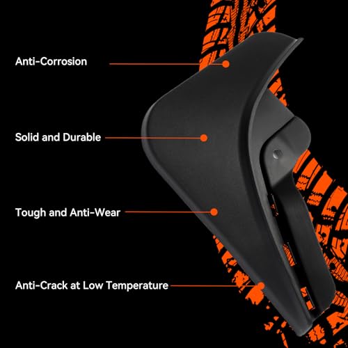 Image of Runmade Upgrade Tesla Model Accessories - Mud Flaps [No Drilling Required] All-Weather Mud Guard Body Kits for Tesla Model 3 Highland 2024-2025 (Model 3 Highland 2024-2025)