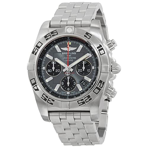 Breitling Chronomat 44 Flying Fish Blackeye Grey Chronograph AB011610-F546SS, Gray, Gray, bracelet