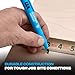 OX Tools Clog-Free Permanent Construction Marker 2-Pack with Pocket Holster - Durable, Reliable Marking on Dusty Wood Surfaces - Perfect for Construction and Framing Applications OX-P630901