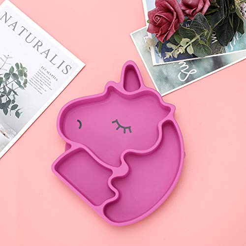 Piatti per Bambini in Silicone Piatto da Pranzo