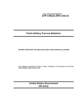 Paperback Army Techniques Publication ATP 3-09.23 (FM 3-09.21) Field Artillery Cannon Battalion September 2015 Book
