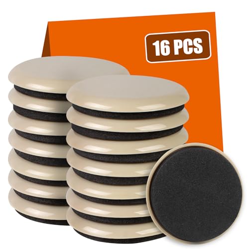 16PCS Furniture Sliders, 2 12/25