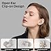 Monster Open Ear AC228 Headphones, Clip-On Earbuds, Adaptive Comfort, Immersive Audio, Bluetooth 6.0 Open Ear Earbuds with 30H Playtime, IPX5 Water Resistant - White