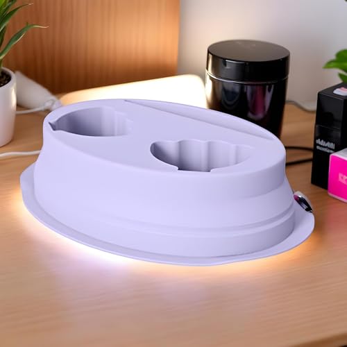 Bol de trempage pour ongles réutilisable en silicone haute résistance - 3