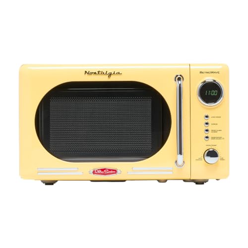 Nostalgia Retro Compact Countertop Microwave Oven...