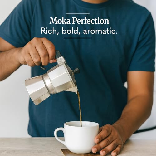 Image of THIRD WAVE COFFEE | El Diablo | 100% Arabica | Medium Dark Roast | Moka Pot | Fine Grind | 500 grams (250 * 2) | Pouch