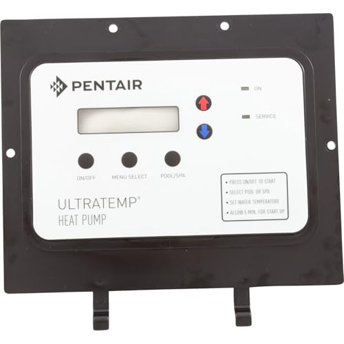 Pentair 473777 Control Board Bezel with Label Replacement UltraTemp Pool and Spa Heat Pump