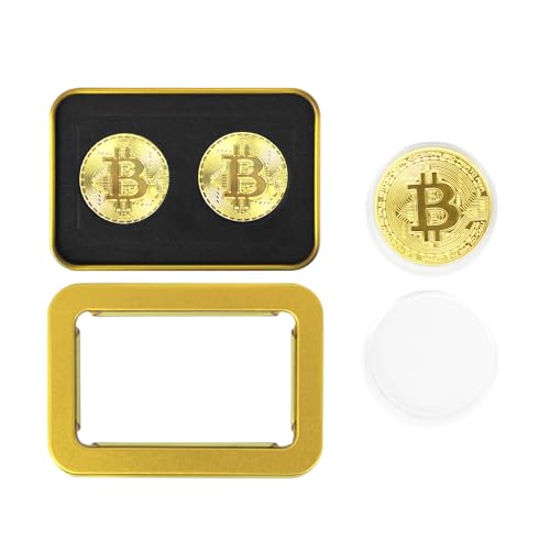 Scott Edward Bitcoin Golf Ball Marker with Magnetic Hat Clip