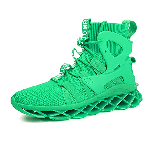 Image of Hello MrLin Men's Running Shoes Non Slip Athletic Tennis Walking Blade Type Sneakers Hip Hop