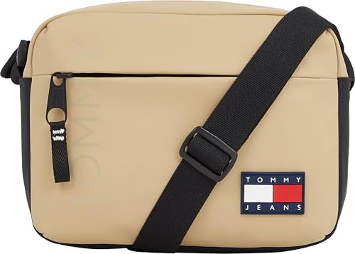 Tommy Jeans sac à bandoulière homme marron clair avec sangle réglable sacoche relic tan unique