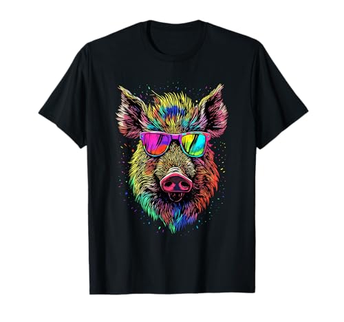 Sanglier Chasseurs Gibier Cochons T-Shirt