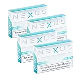 NEXUS FREE MENTHOL Tee Sticks für HnB Erhitzer | 4 Schachtel à 20 Sticks | Nikotinfrei | Nachfüllpack u.a. für LiL Solid, LambdaCC, UWOO | Heat für IQOS