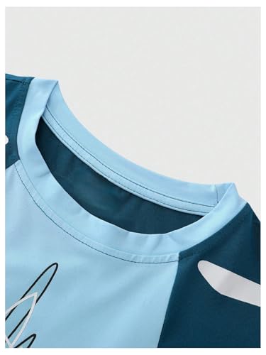 Image of GORGLITTER Men's Y2k Graphic Shirts Oversized Crewneck Short Sleeve Summer Vacation Cool Boxy Streetwear Tee Top