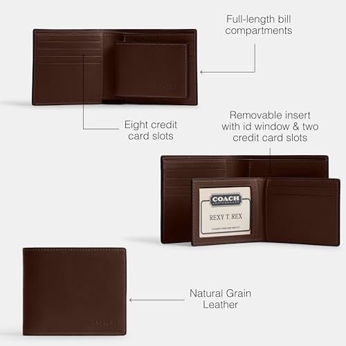 coach men39s 3-in-1 wallet billfold