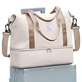 SZLX Borsone da Viaggio,Bagaglio a Mano 40x20x25 Ryanair Borsa da Viaggio con Scomparto per le Scarpe,Borsa da Cabina Ryanair 40x30x20 Borsa Sportiva Borsone da Palestra da Weekend