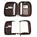TYTX Leather Bible Cover Church Bag Bible Protective Small Book Holder Carrying Case (Dark Brown, Small)