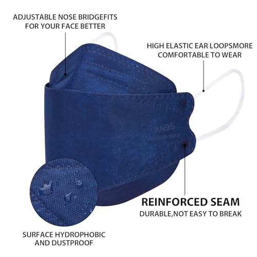 Image of Borje KN95 Face Masks 50 Pack, Breathable Comfortable and Disposable KN95 Mask,Masks for Adults