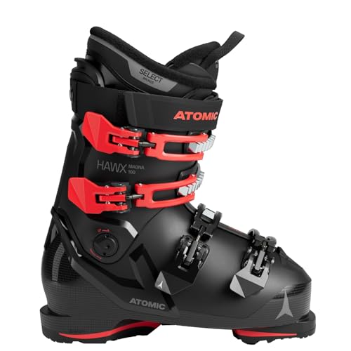 ATOMIC Unisex – Erwachsene HAWX Magna 103 Alpine Boots, Black/Red, 29/29.5