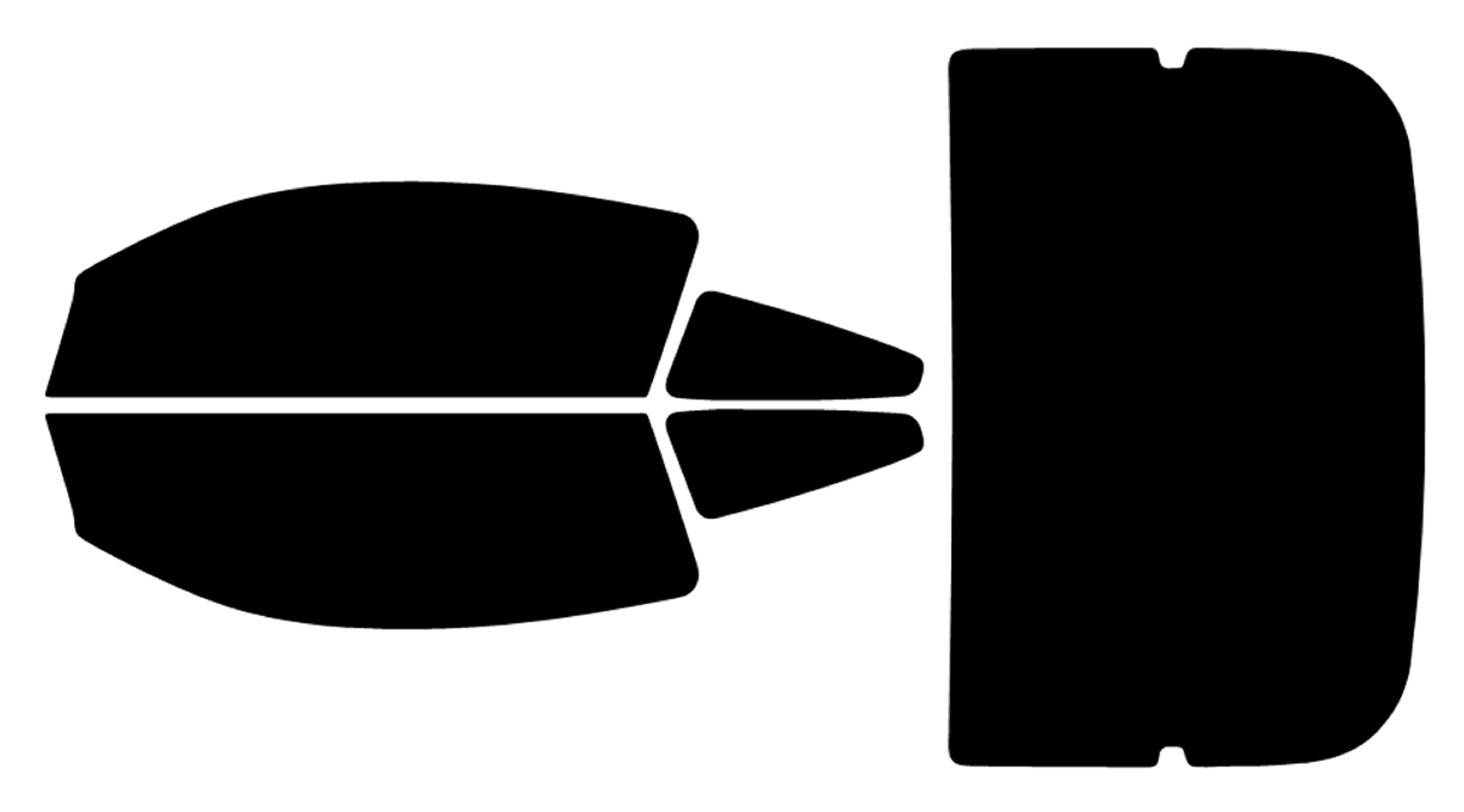 True Line Automotive Precut Car Window Tint Compatible with Ford Mustang Coupe 2005-2009 - 20% All Side and Back Windows - Window Tint Film - Pre Cut Window Tint for Car Windows - Tint Kit