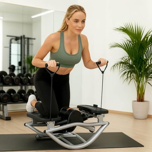 Portable Lateral Rocking Stepper Machine - Low-Impact Leg & Glute Exercise Equipment for Home Fitness, Compact Side-to-Side Stepper for Effective Workouts