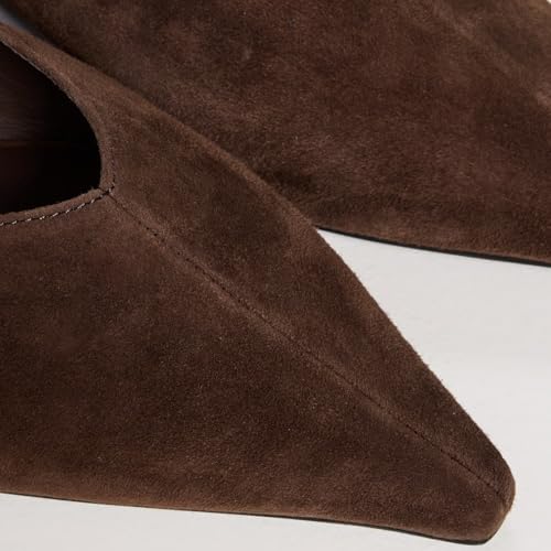Image of Slingback Flat Shoes for Women Pointed Closed Toe Flat Mule Sandals Casual Comfortable Office Dressy Shoes