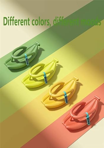FOTN Cute Banana Slippers - Flip Flops Banana Slides,Summer Anti-Slip Cute Cartoon Thickness Beach Sandals (Color : Dark Green, Size : 44-45)4
